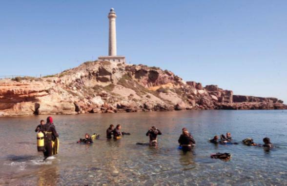 Cabo Palos Apt Salinas Marchamalo*Playa Amoladeras Cabo de Palos Kültér fotó